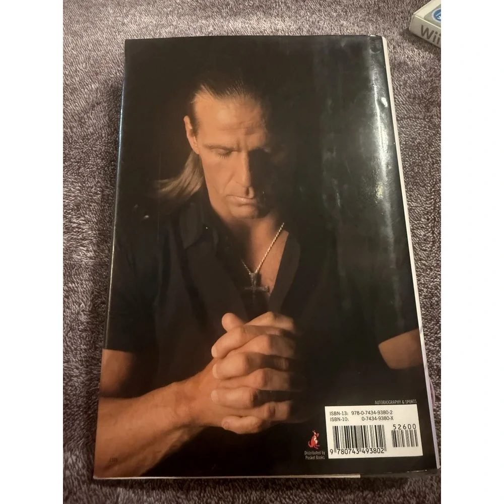 2005 THE SHAWN MICHAELS STORY HEARTBREAK AND TRIUMPH HARDCOVER‎ BOOK WWE